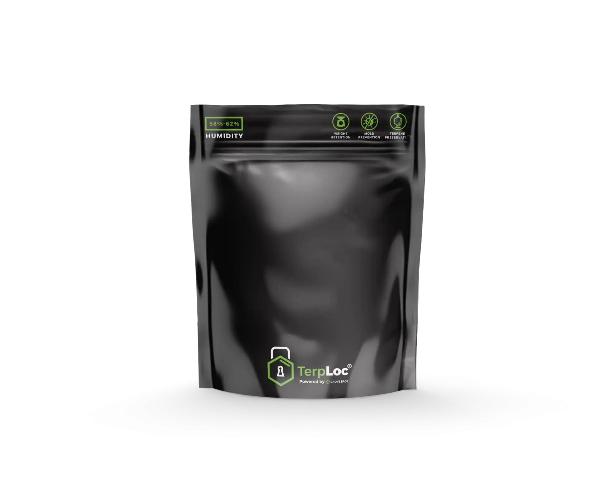 GroveBags TerpLoc 3.5 G - Negra (1/8Oz)